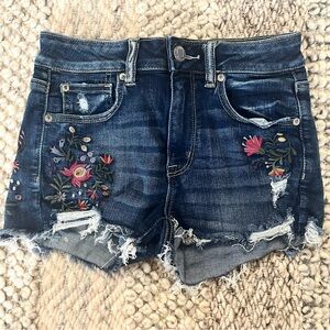 AEO Embroidered Shorts